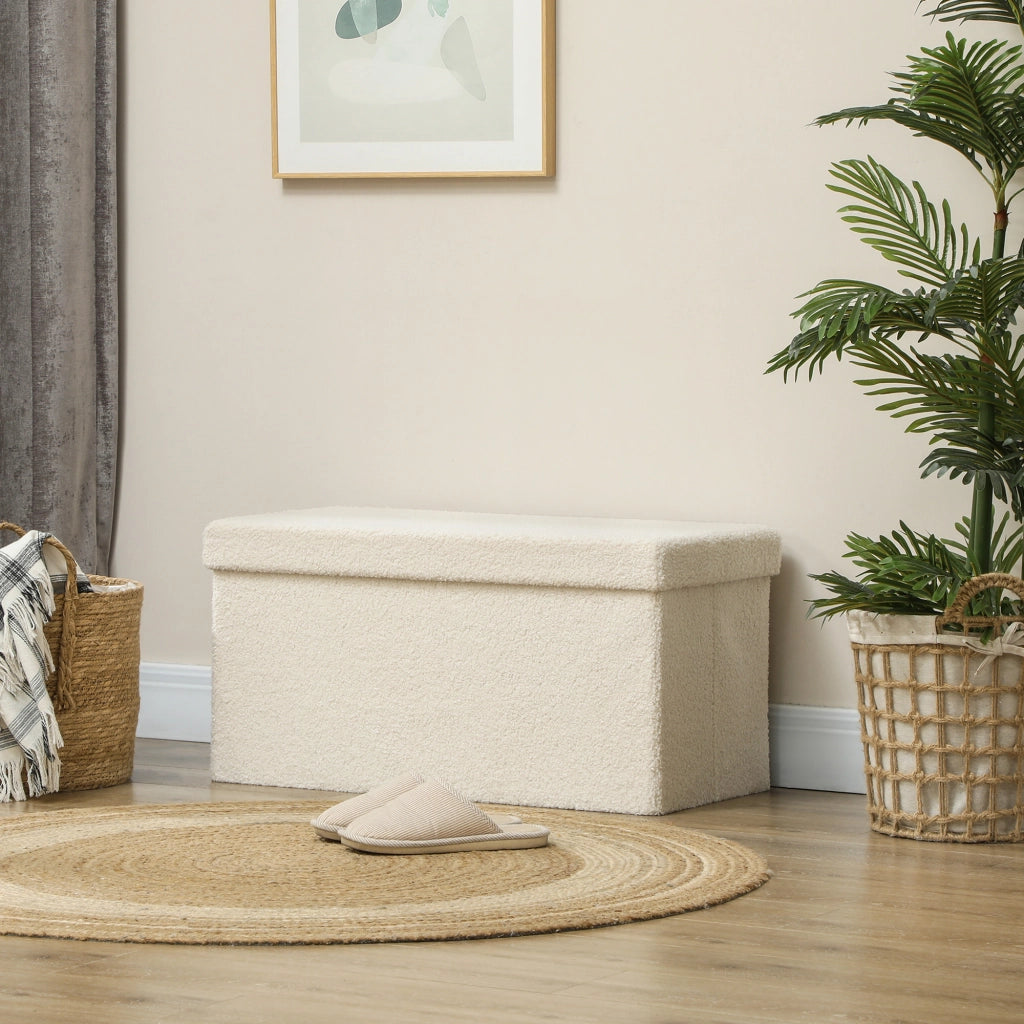 Poltrona con contenitore e coperchio ¨C Minimal ¨C crema