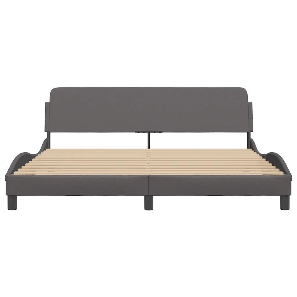 Giroletto Dover Grigio 180x200 cm in Similpelle 373241
