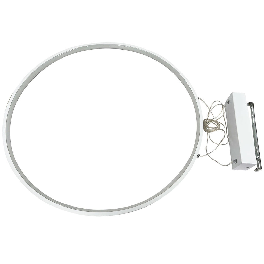Sospensione Mirror bianca Ø90 LED 47W CCT IP44 Light Prestige