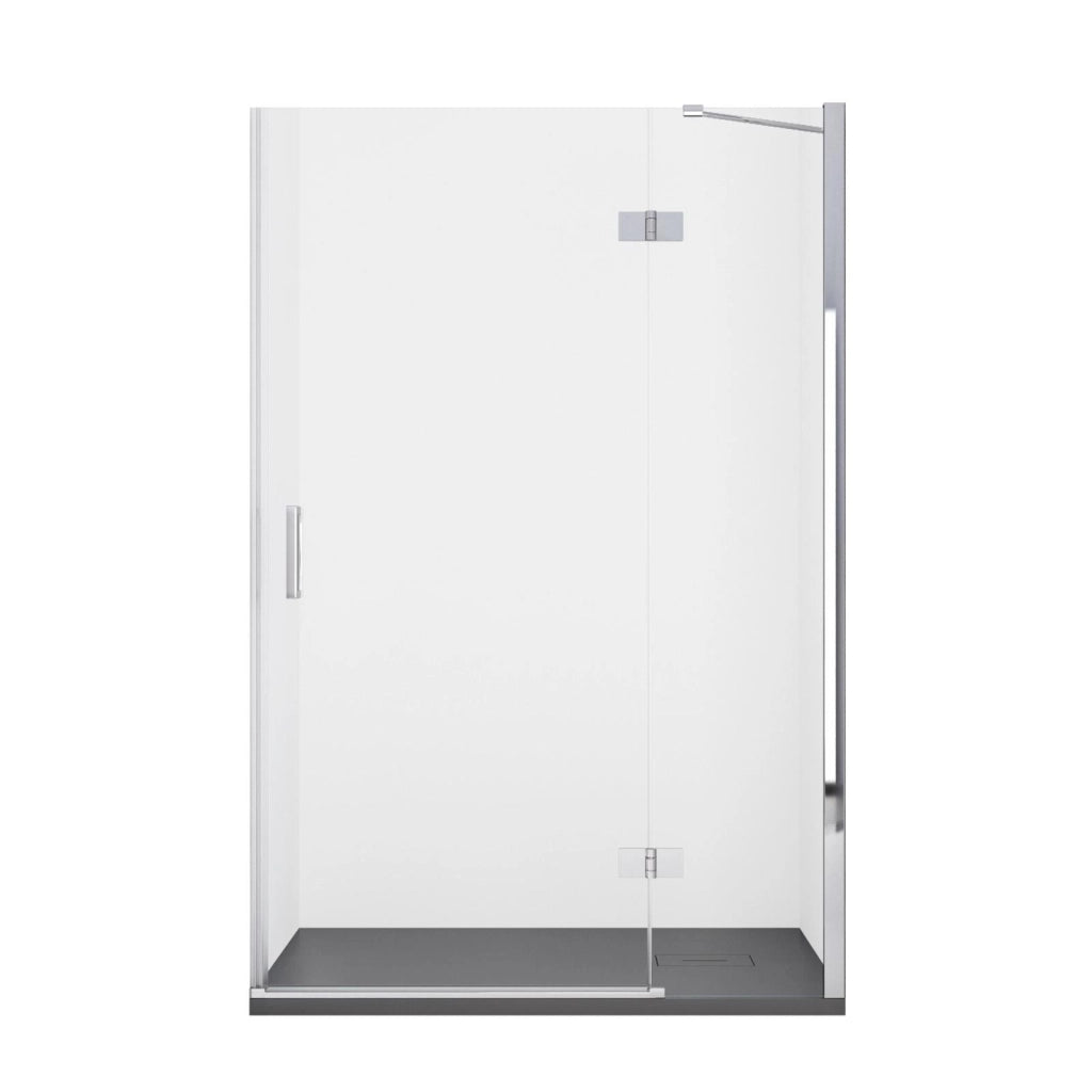 Porta Parete Doccia 80 cm 1 Anta Battente in Cristallo Trasparente 8mm H195 Bonussi Isabel