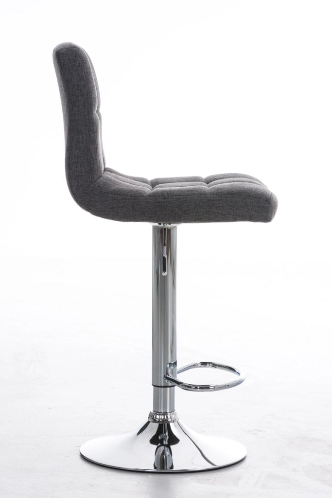 Sgabello Peru Stoffa grigio chiaro