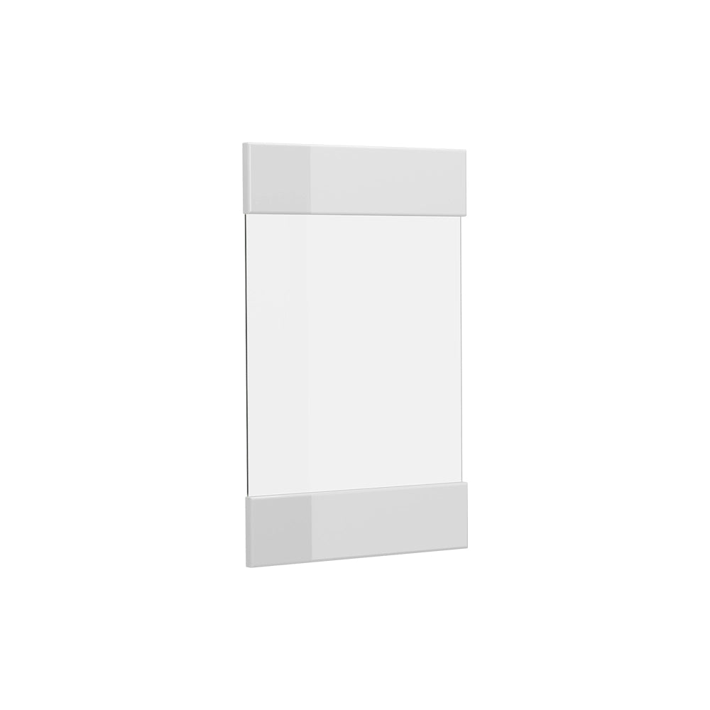 Vicco Frontale cucina Bianco lucido 39.6 x 59 cm frontale del mobile per pensile con vetro