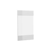 Vicco Frontale cucina Bianco lucido 39.6 x 59 cm frontale del mobile per pensile con vetro
