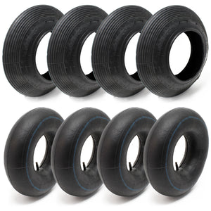 Copertone e camera d’aria set 8 pezzi 4.00-8 valvola TR13 per ruote carriola