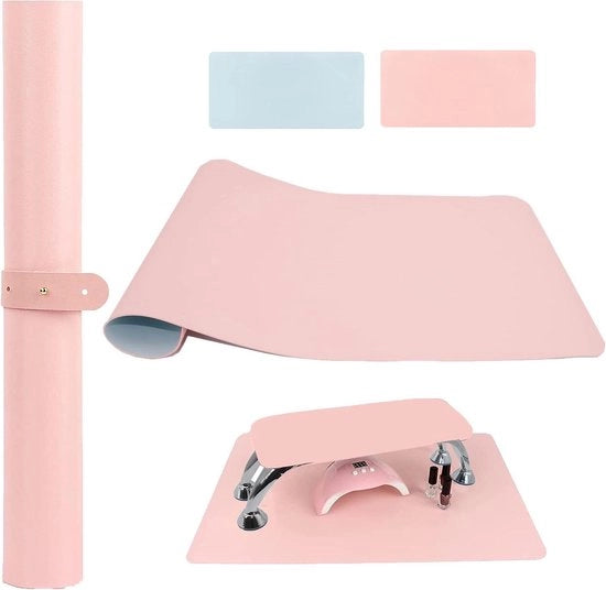 Cuscino per l'arte del nail art - Tavolo - Bianco - Accessorio per manicure con microfibra soffice - Cuscino per unghie - Accessori per ufficio - Salone di bellezza - Incluso solo cuscino