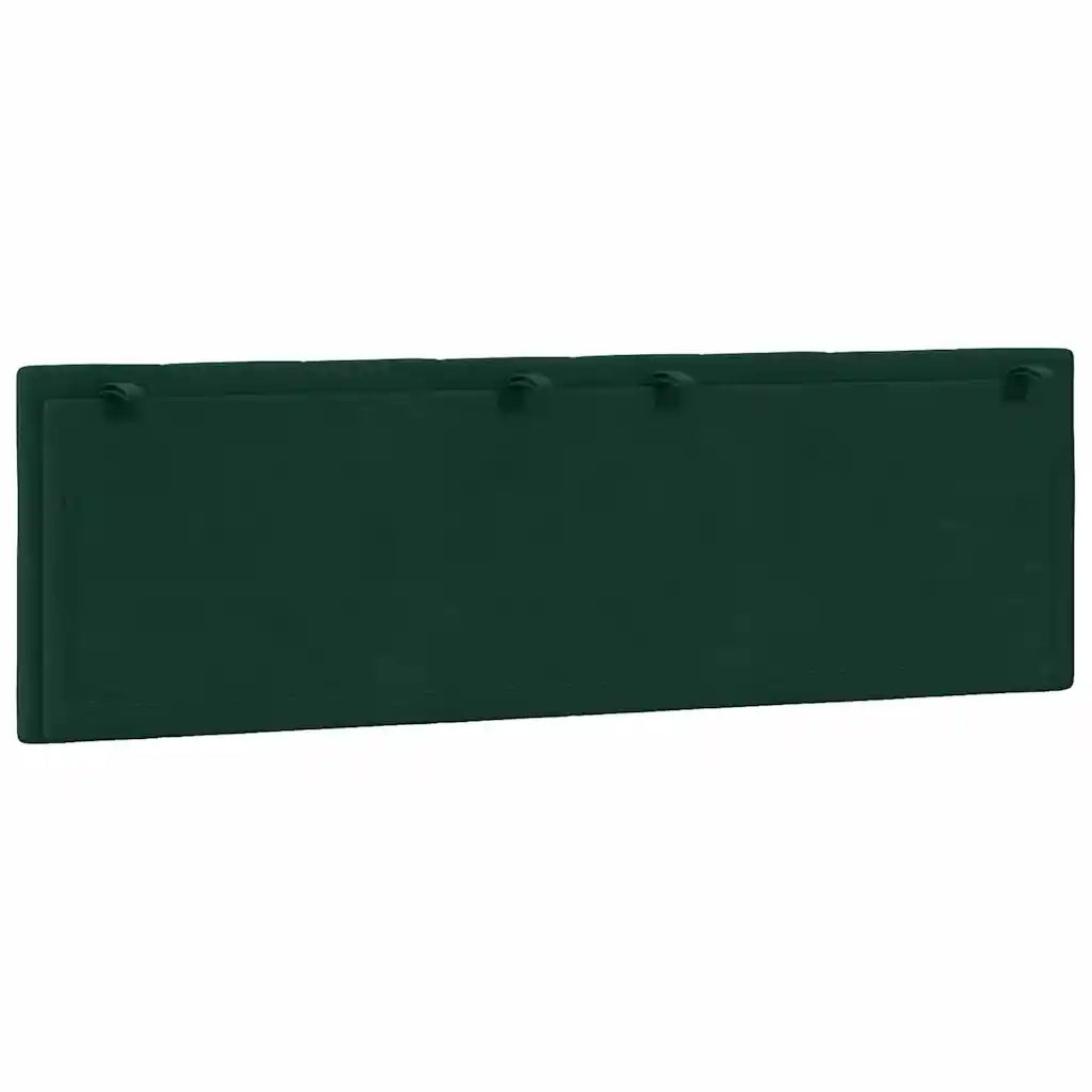 Cuscino Testiera Hanko Verde Scuro 160 cm in Velluto 374678
