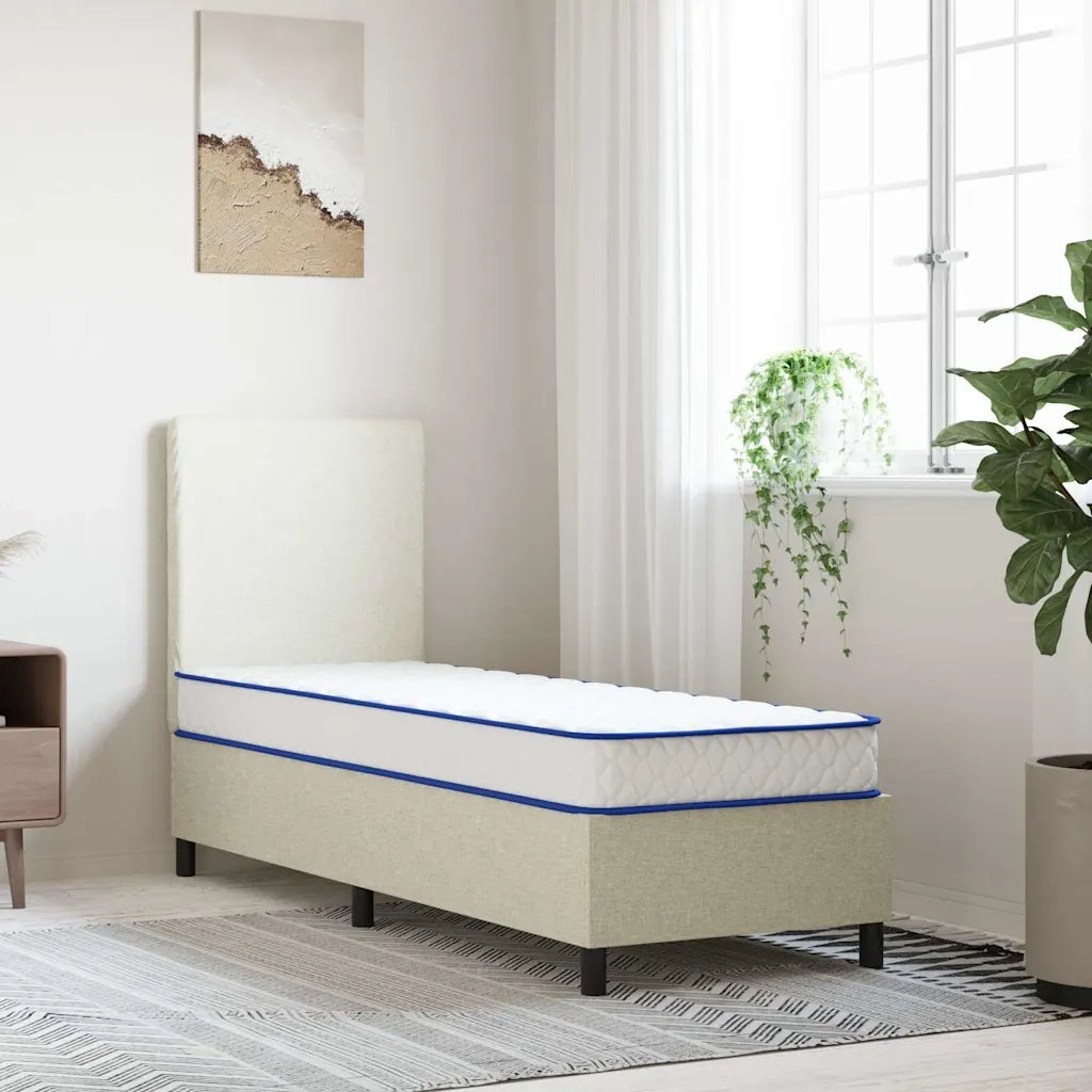 Materasso Viscoelastico Bianco 70x200x17 cm Morbido 4013415