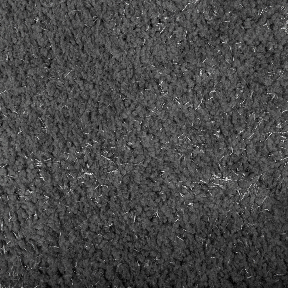 Tappeto Shaggy Grigio Scuro 200 x 300 cm Moderno Tappeto Rettangolare Trapuntato a Pelo Lungo