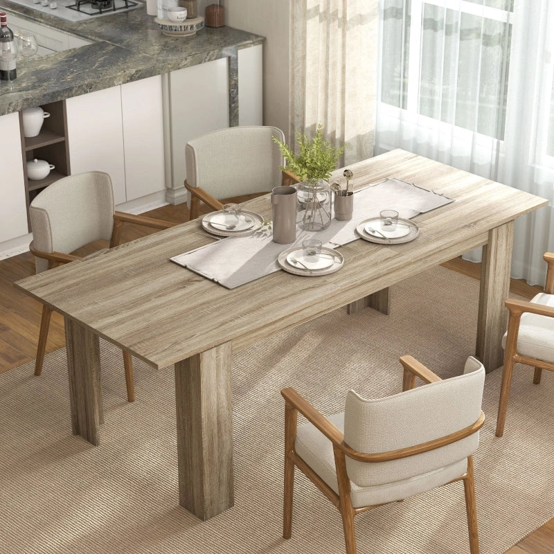 Tavolo da pranzo - estraibile da 180 a 260 cm - per 6-10 persone - legno