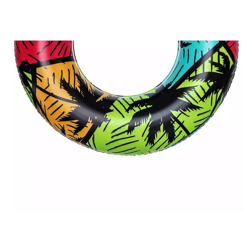 Trade Shop - Salvagente Gonfiabile Con Maniglie Palme Tropicali 91cm 2 Colori Assortiti 36350 -