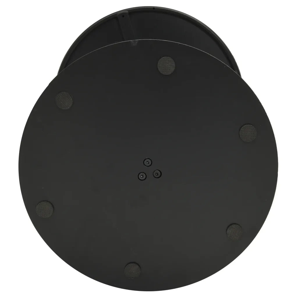 vidaXL Tavolo da Giardino Rotondo Nero Ø50x72 cm in Acciaio