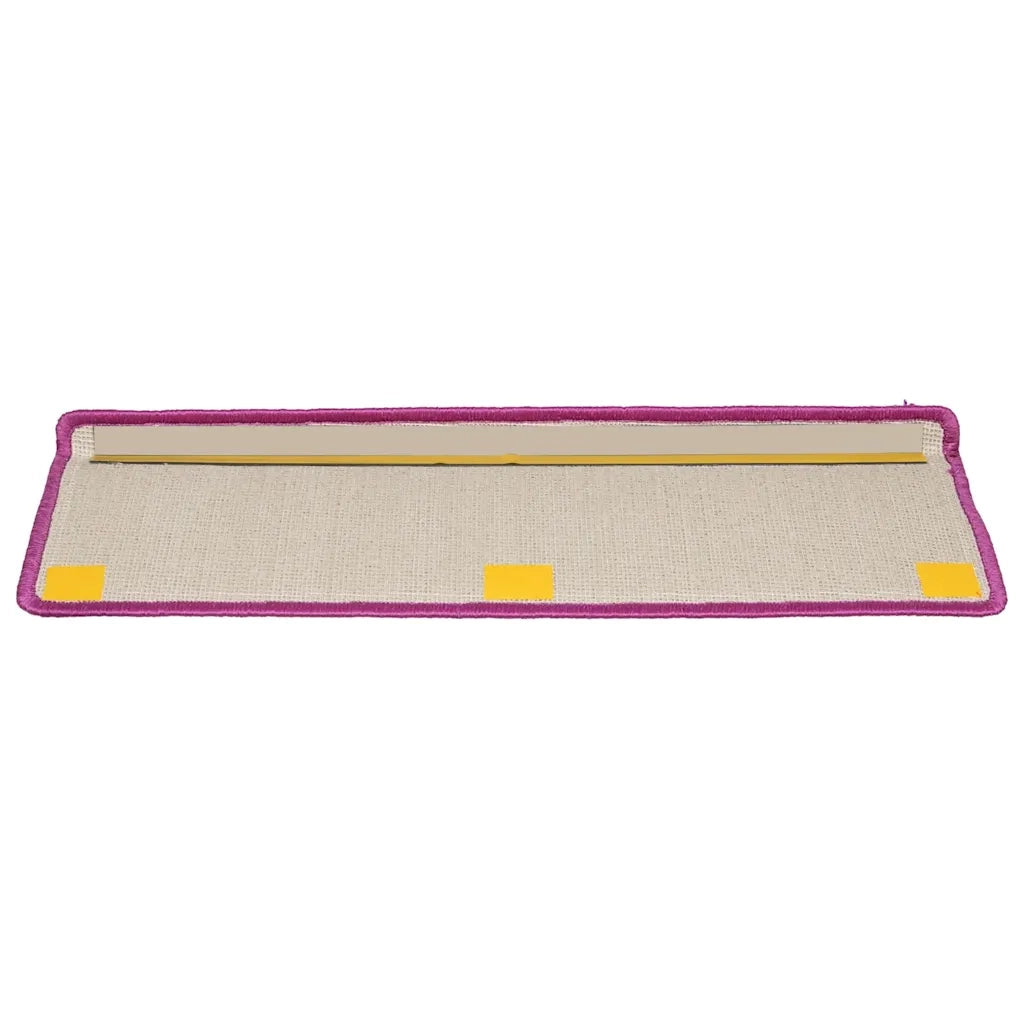 Tappetini per scale 30 pz | Gradini per Scale 65x21x4 cm Viola Bordo rettangolare