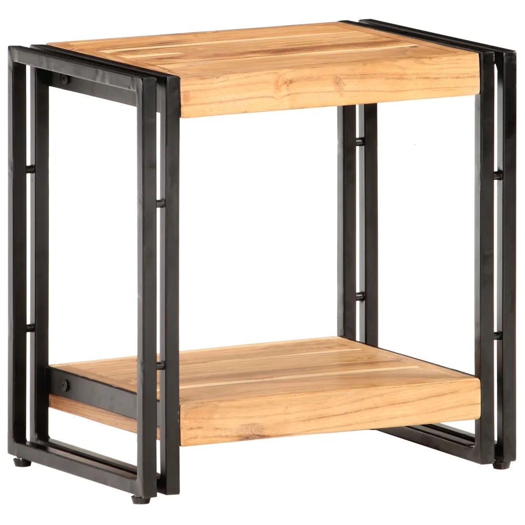 Tavolino Laterale 40x30x40 cm in Legno Massello di Acacia 320683