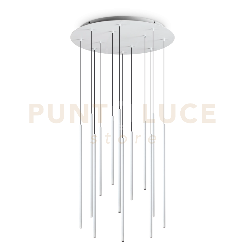 FILO LAMPADARIO A SOSPENSIONE LED 2700K 2050LM 19W 60CM BIANCO