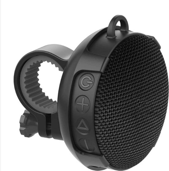 Parlante Bluetooth per Bicicletta - Con Microfono - IPX7 Impermeabile - Bluetooth 5.0 - Supporto di Montaggio - Bicicletta Campeggio Escursioni