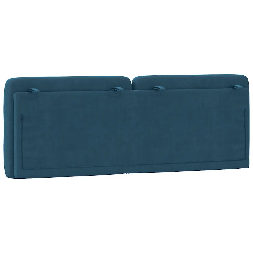 Cuscino Testiera Blu 140 cm in Velluto CFW1547835