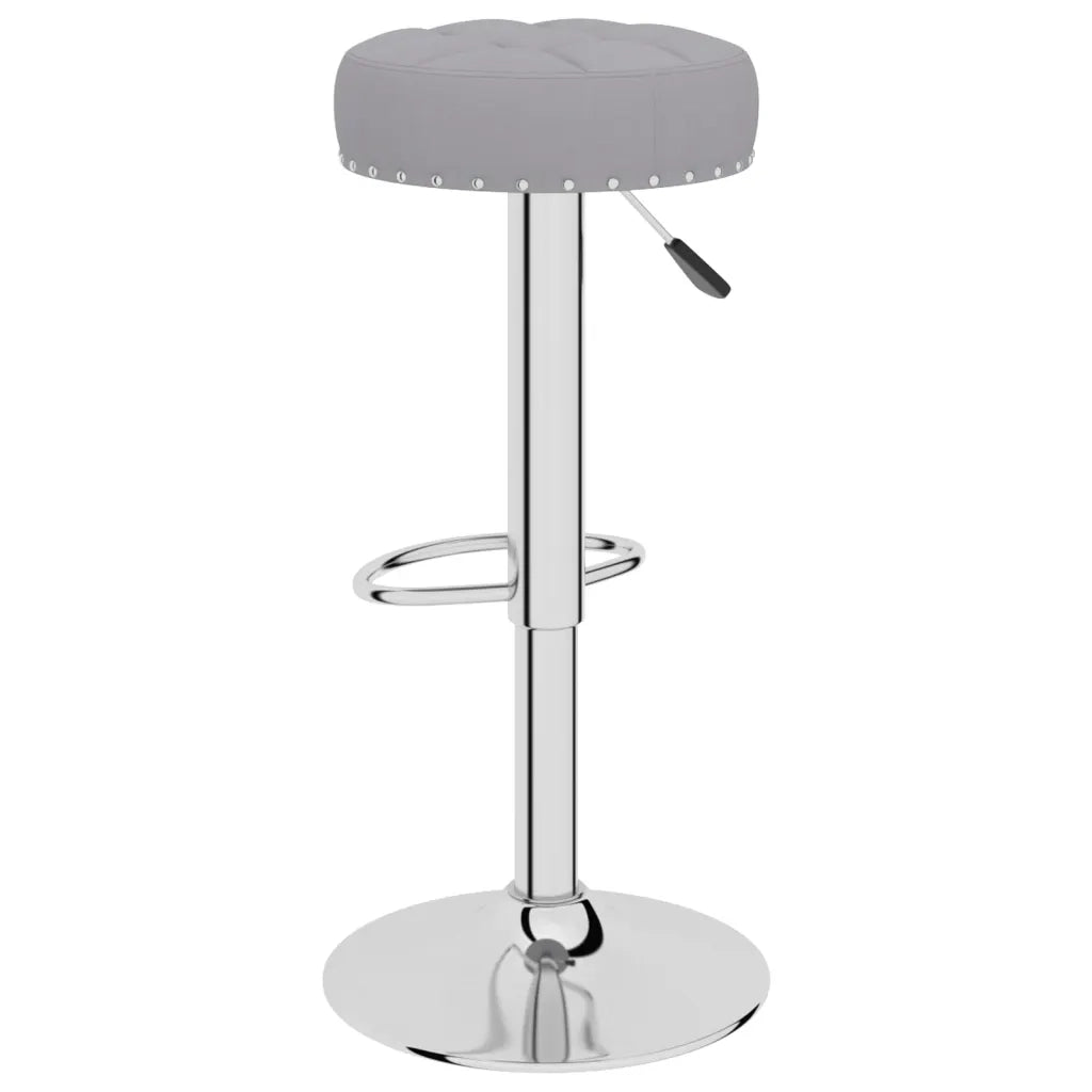 Sgabelli da Bar 2 pz Grigi in Tessuto cod mxl 57318