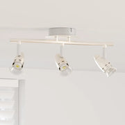 Faretto da soffitto Nichel 36,5 x 10 x 12,5 cm Metallo 4108218