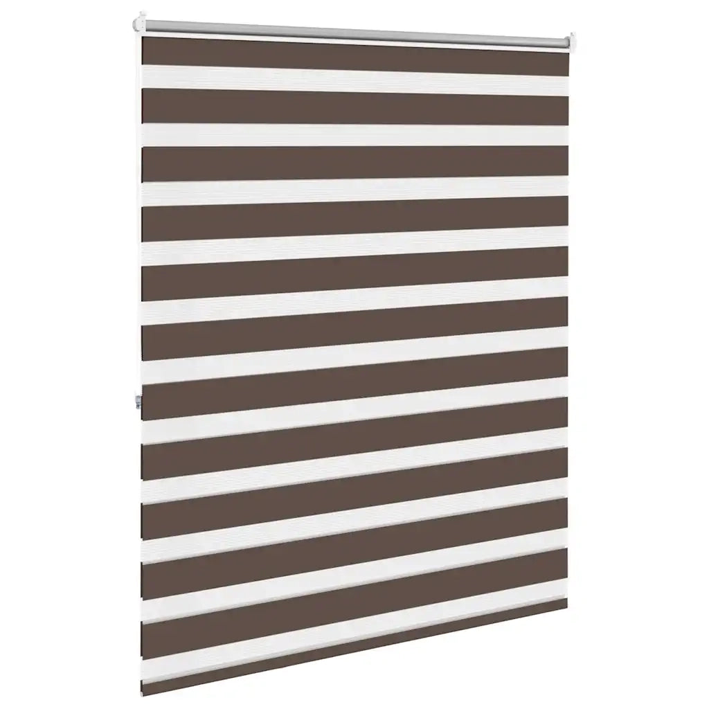 Tenda a rullo oscurante zebra 140x175cm caffÃ©