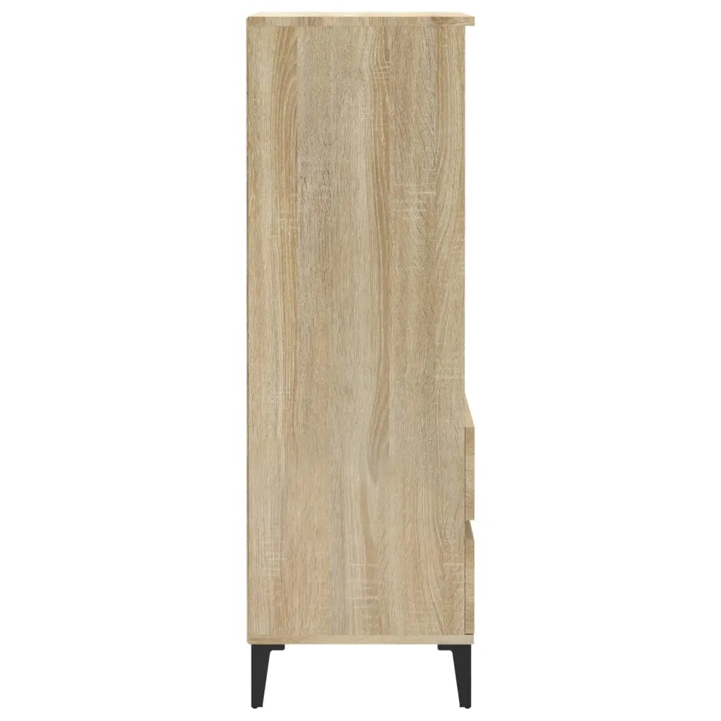 Credenza Rovere Sonoma 40x36x110 cm in Legno Multistrato 821247