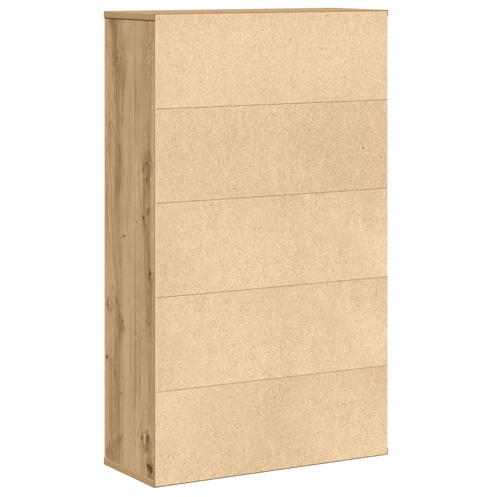 vidaXL Libreria Rovere Artigianale 60x24x101,5 cm in Legno Multistrato