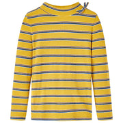 Maglietta da Bambina a Maniche Lunghe Ocra 140cod mxl 108030