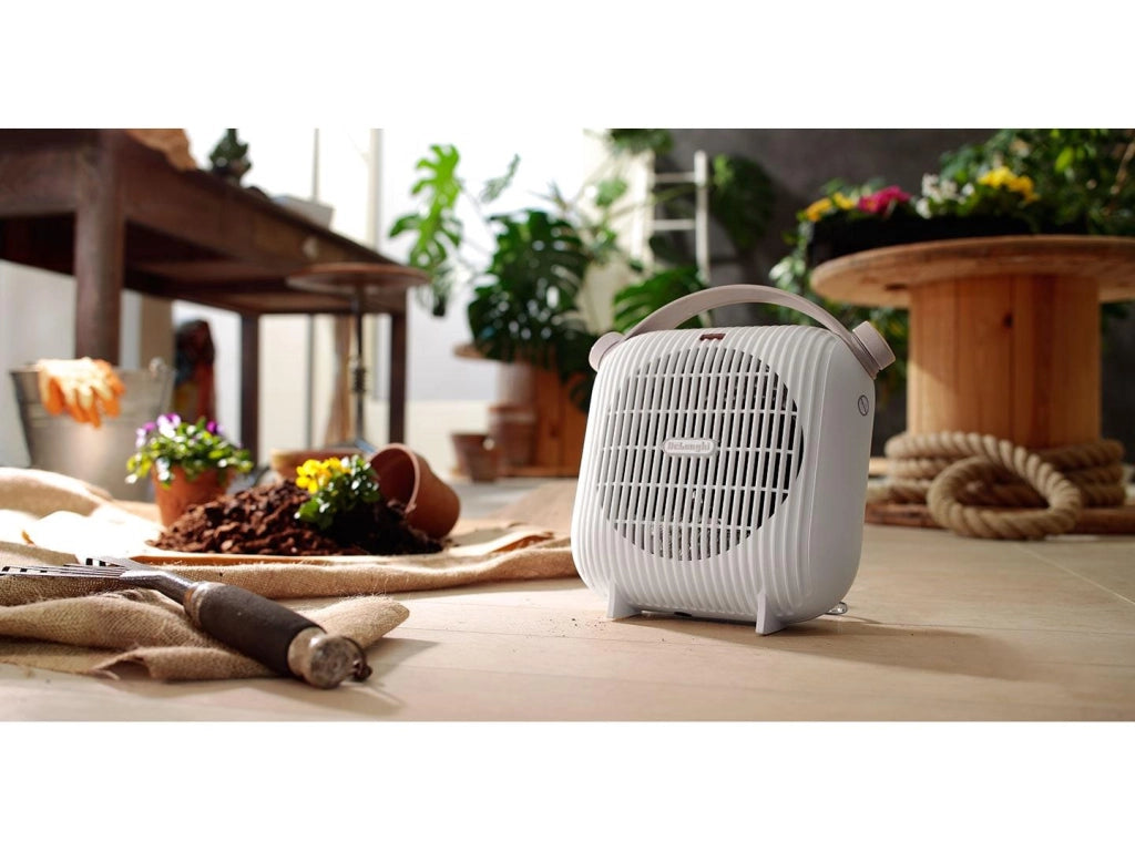 De’Longhi Termoventilatore da tavolo a 2 potenze HFS30B24.W