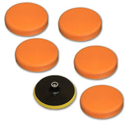5 spugne lucidanti 150mm morbide + disco lucidante 3408065