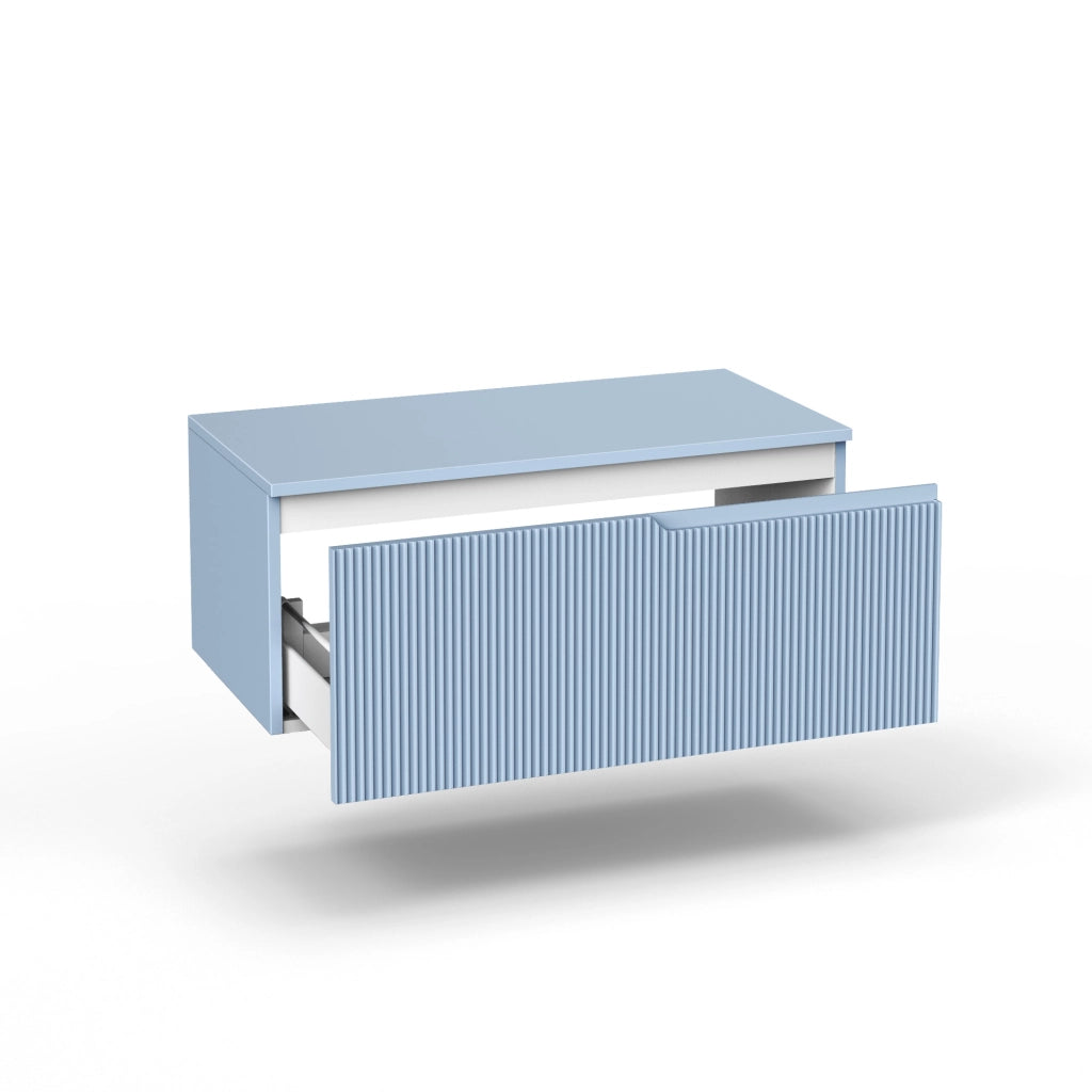 Composizione 4 pezzi VENERE antracite/azzurro tiffany