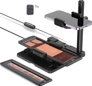 Adattatore per digitalizzare film con viewer di luce e panno di illuminazione - converte negativi di 35mm/120 in formato digitale per smartphone scanner
