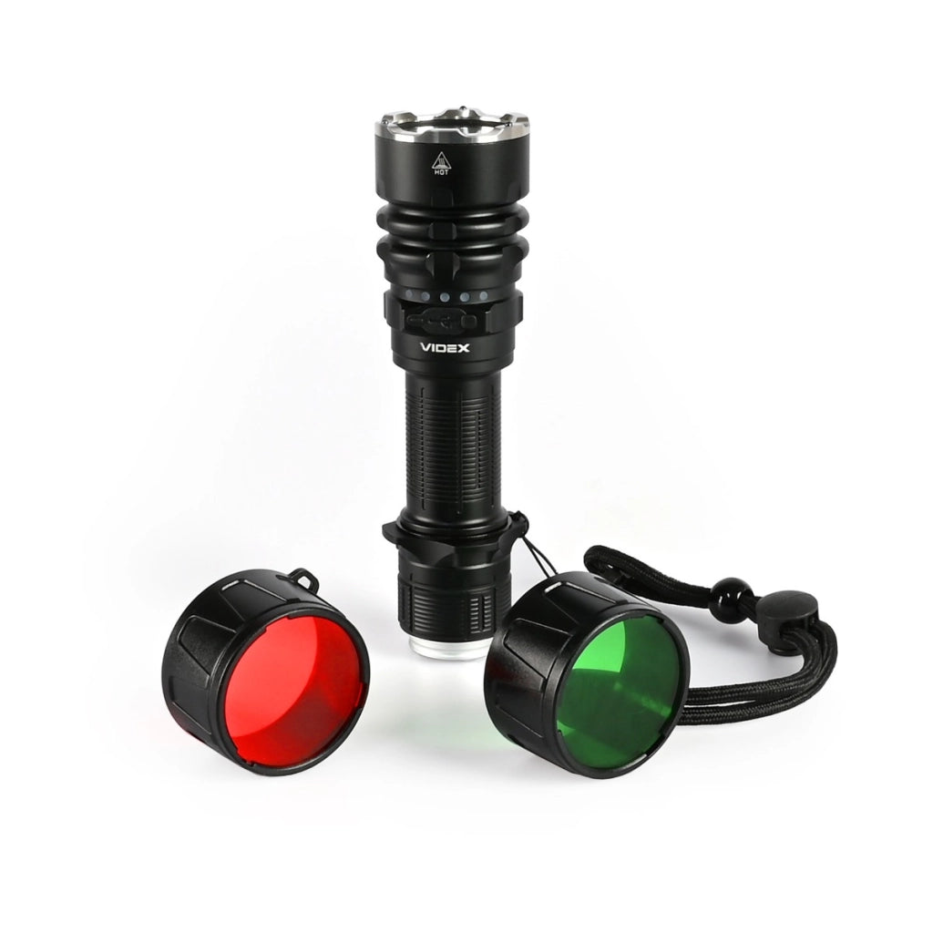 Torcia tattica LED 20W 2000lm 650m IP68 Videx AT265