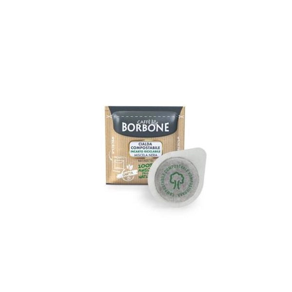 Borbone box cialde 44mm miscela nera 150pz - 44BNERA150N