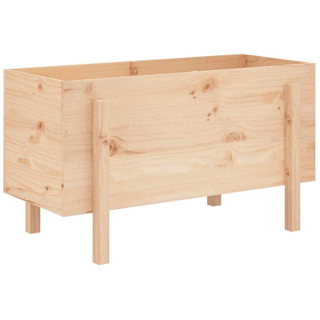 Fioriera Rialzata da Giardino 101x50x57 cm Legno Massello Pino 825212