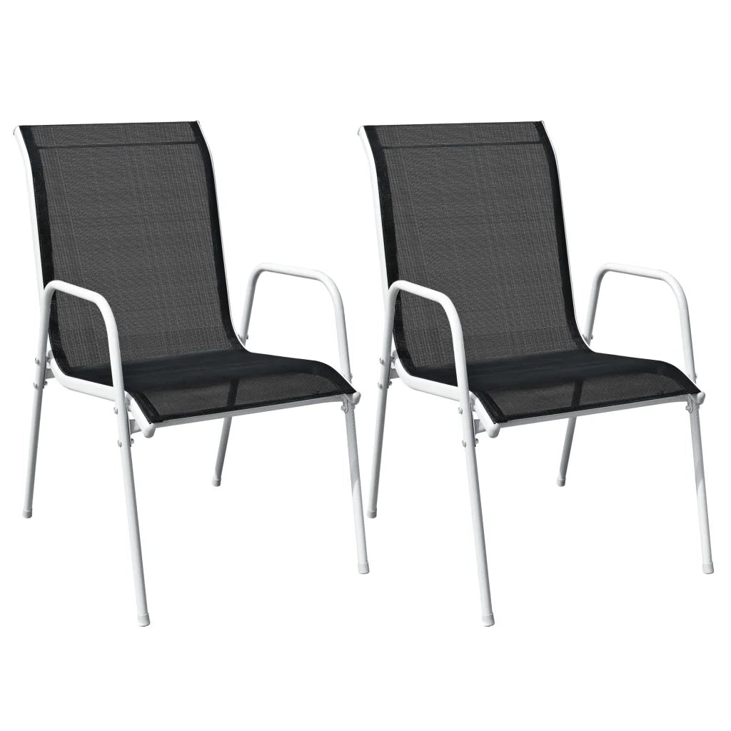 Set da Bistrot 3 pz in Acciaio Nero 43314