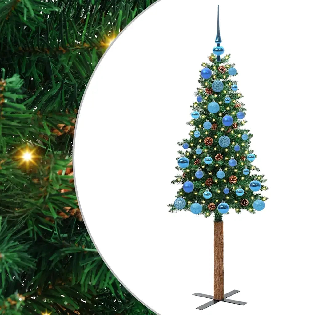 Albero di Natale snodato con 150 LED con supporto Verde 150 cm 3394858