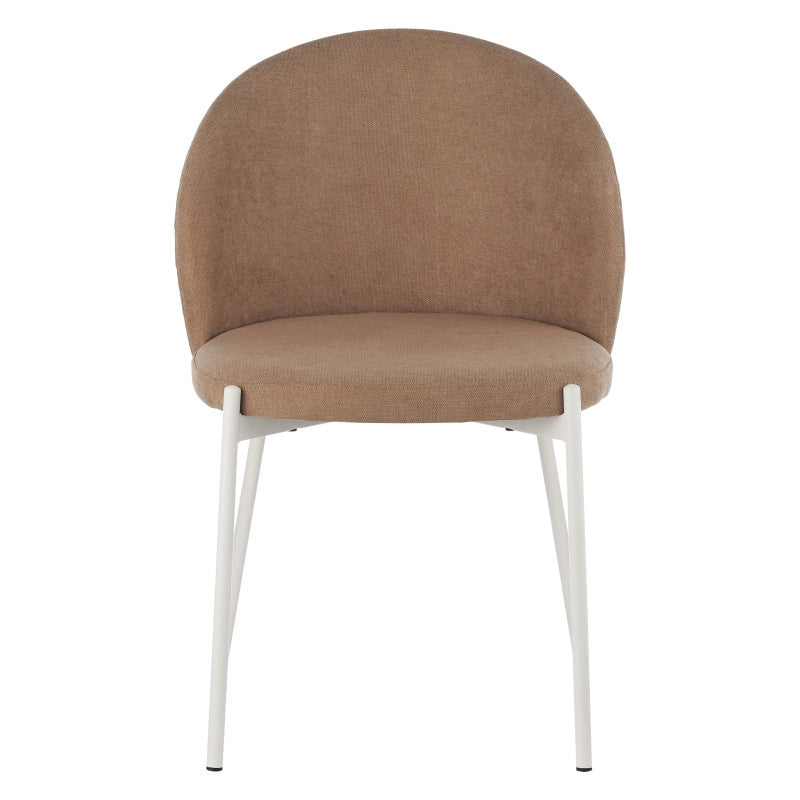 Set di 4 Sedie Shelly In Tessuto 320gr Beige Scuro Dimensione 55x45x80cm