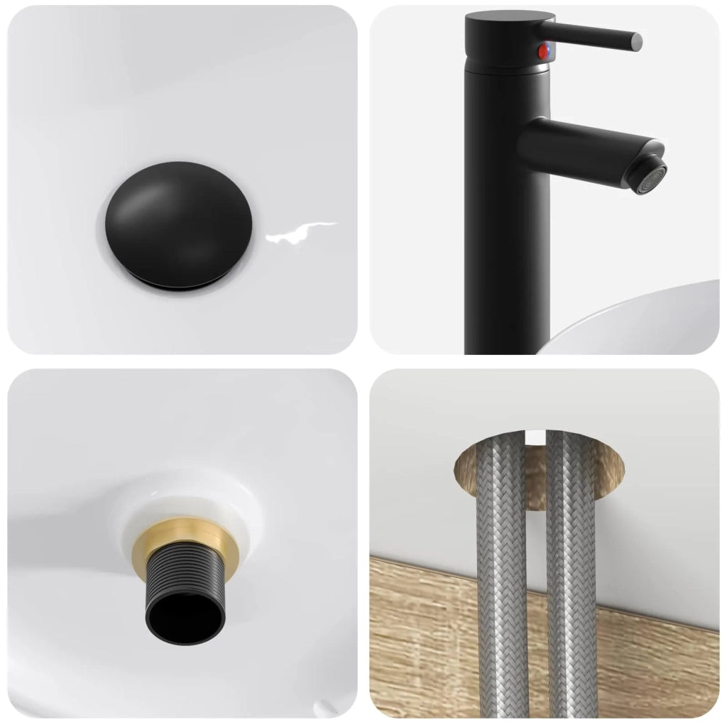 Set di Armadi da Bagno 3 pz Rovere Sonoma 49 x 44,5 x 65 cm 3405749