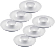 Set di 6 ciotoline per uova - Ciotoline in plastica rotonde per ogni momento di pasto, Ø 10 cm
