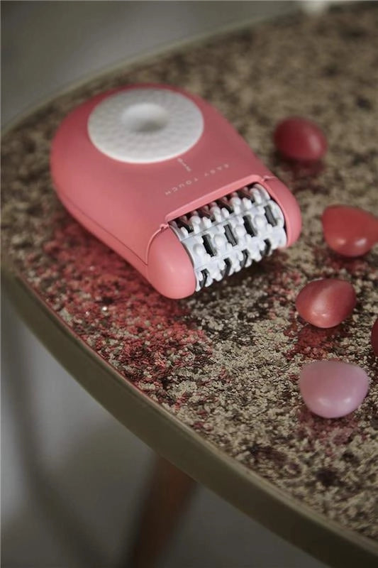 ROWENTA EP1110 EPILATORE EASY TOUCH CON 2 VELOCITÀ , COLORE ROSA