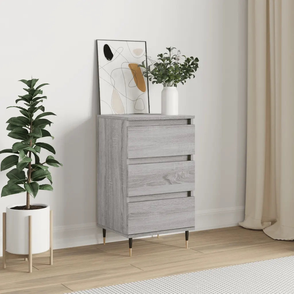 Credenza | Madia | Buffet da pranzo | Armadio da pranzo Grigio Sonoma 40x35x70 cm in Legno Multistrato