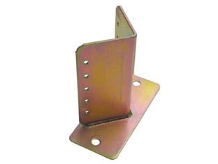 SUPPORTO AD ANGOLO CON BASE PER TRAVE ART.950- - mm.45x45x130h. - spessore mm.3 - 4 pezzi