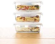 Contenitori di Stoccaggio Alimentare in Vetro - Set di Contenitori di Stoccaggio Alimentare in Vetro