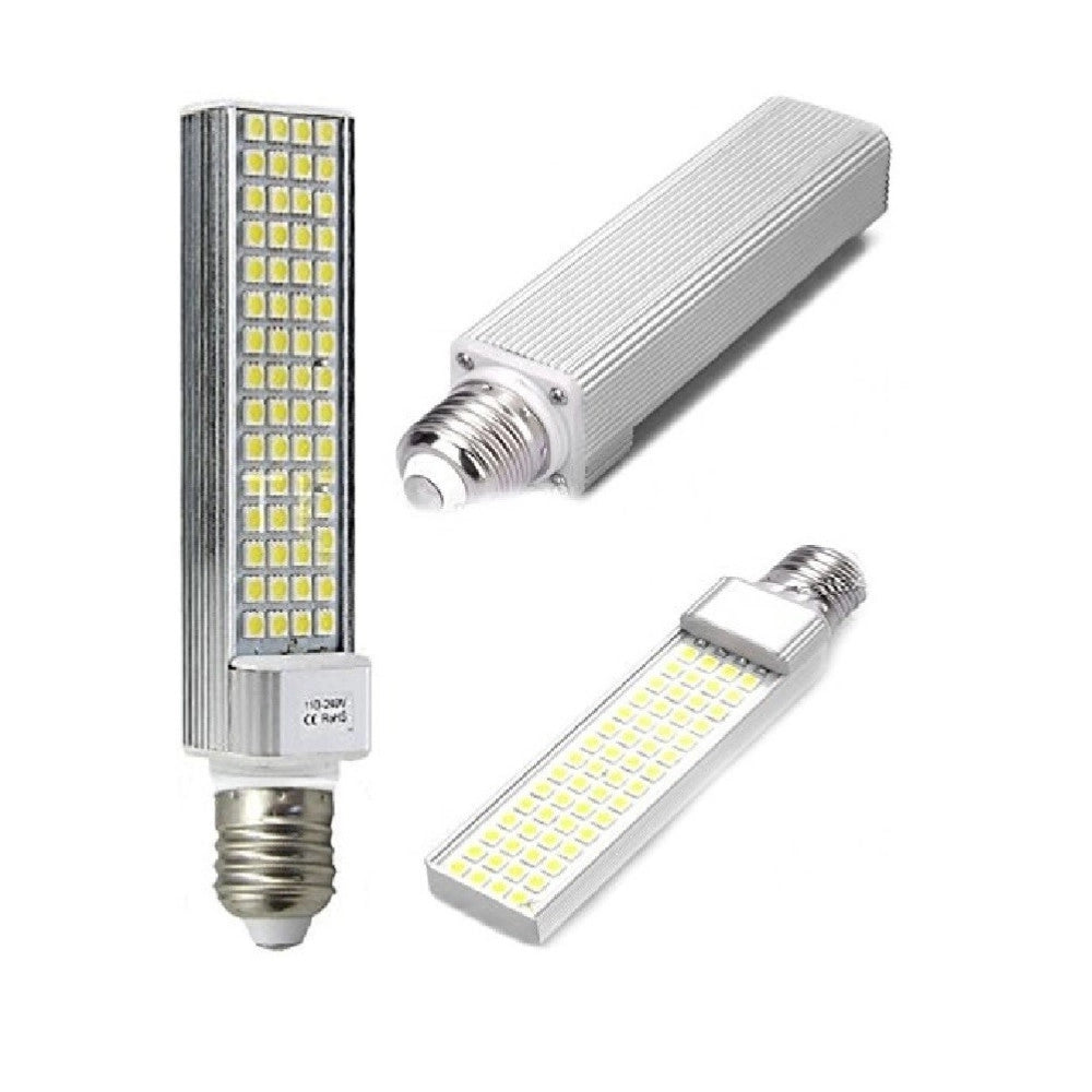 Trade Shop - Lampadina A 64 Led 5050smd Con Attacco E27 15w Faretto Luce Bianco Freddo Caldo - -bianco Freddo      -