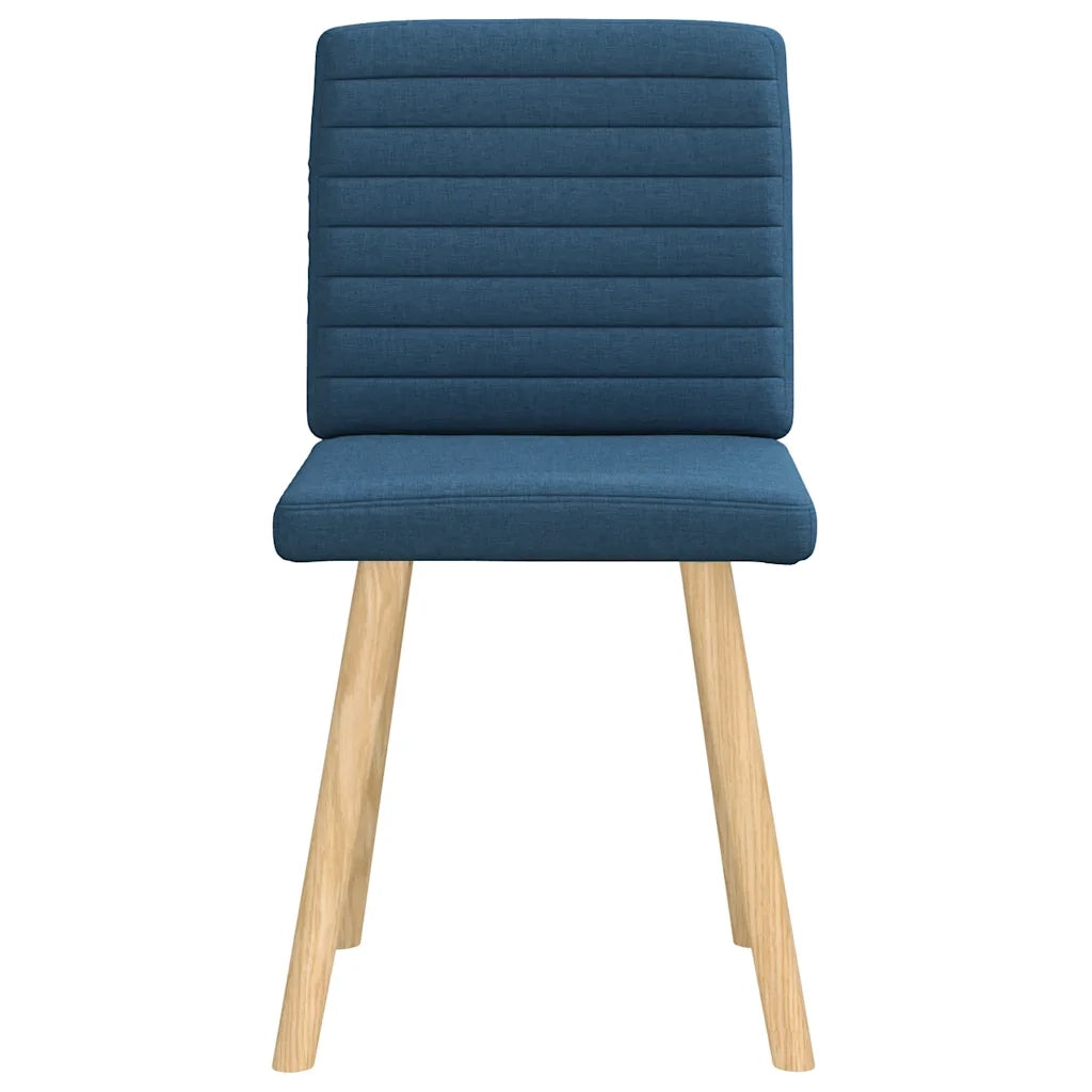 Sedie da Pranzo 2 pz Blu in Tessuto 4101182