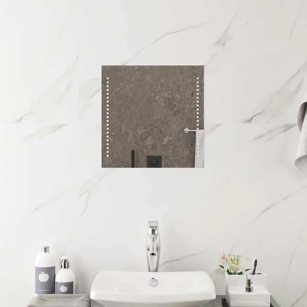 Specchio da Bagno con Luci LED 40x40 cm cod mxl 46746