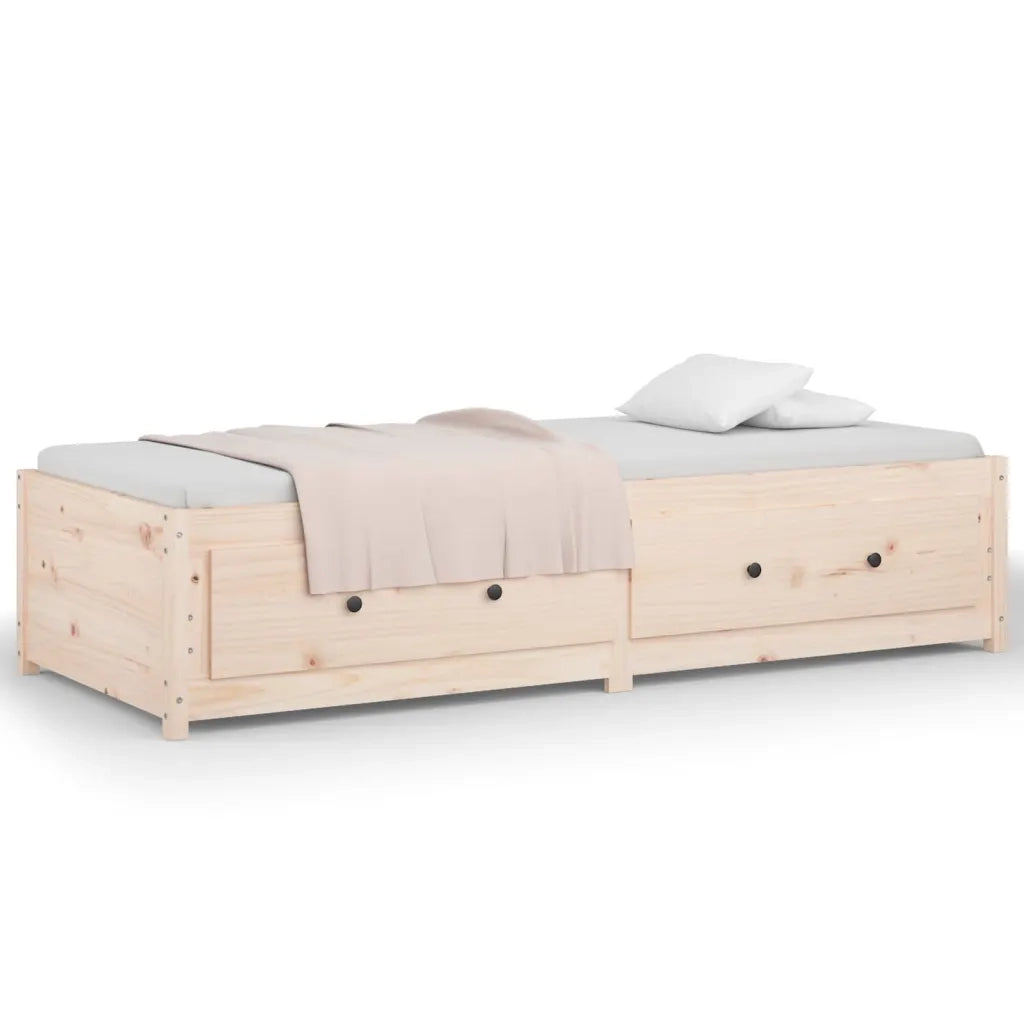 Dormeuse 90x190 cm Single in Legno Massello di Pino