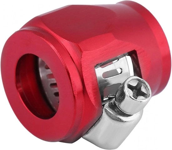 Fermo Olio e Carburante Slangklem Fermo Sostegno Flessibile Connettore Sostegno (AN10-Rosso)