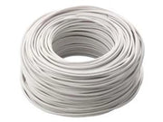 CAVETTO ACCIAIO OTTONATO RIVESTITO IN PVC BIANCO- - ø mm.4,5x mt.200 - 200 mt