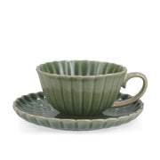 Set 6 Tazze Colazione Lotus Verde 400 cc