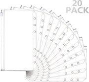 Mappa di Bilancio A6 6-fogli - PVC - Pianificatore di Spese - Organizzatore di Denaro - Riparabile - 10 pezzi - Impermeabile/Resistente alle Scalfitture - Mappa di Bilancio